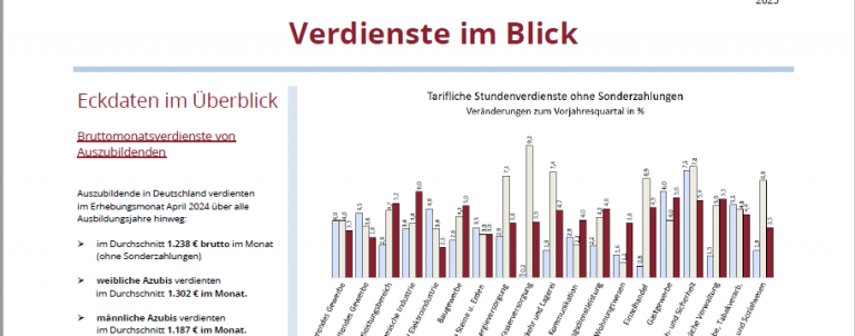 Verdienste im Blick